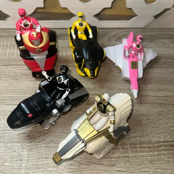 1995 Mighty Morphin Power Rangers McDonalds Happy Meal Toys Lot of - 5 Rangers - Picture 6 of 6